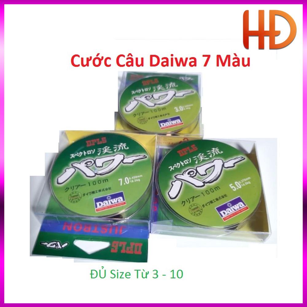 🐬 Cước câu cá Daiwa 7 màu siêu bền chính hãng - - Top1VN 🐬