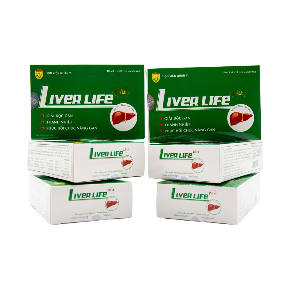 Bổ Gan Cà Gai Leo Liver Life Plus Giải Độc Gan,Làm Mát Gan, Hạ Men Gan, Tăng Cường Chức Năng Gan [30 v] Học viện quây y