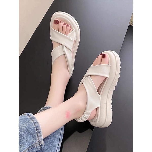 SANDAL HAI DÂY XOẮN BẢN ĐẸP