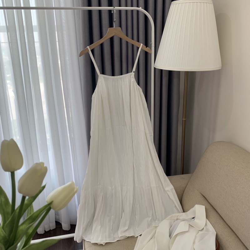 Đầm hai dây dập ly 🍀