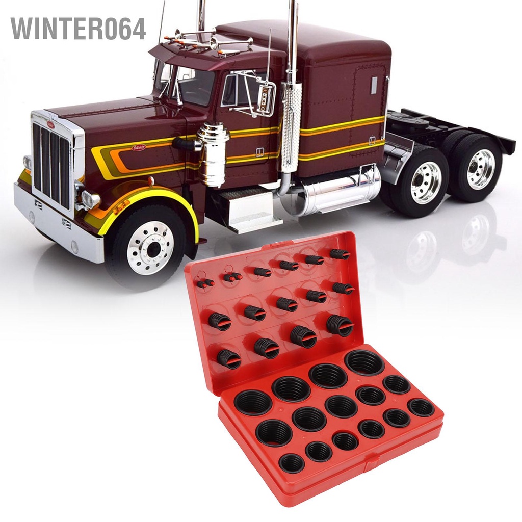 Winter064 347 miếng cao su O Ring Seal Kit Bộ vòng đệm máy giặt đa năng cho đường ống ô tô Máy móc vòi nước