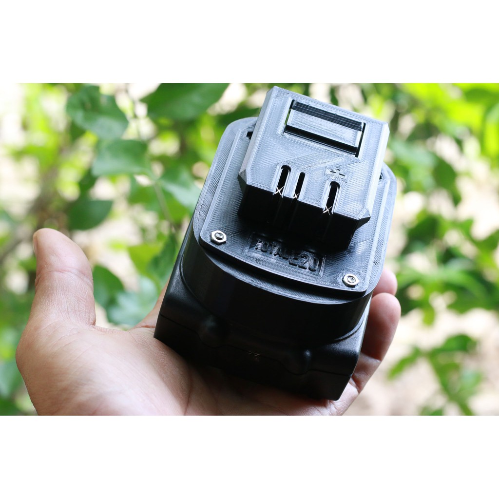 Ngàm chuyển pin Makita 18v cho máy Total E20