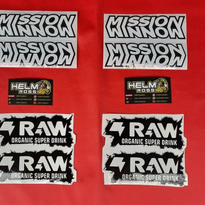 Sticker Dán Mũ Bảo Hiểm Qle-764 Mission Winnow Raw Kyt Course - R10 - K2R - Rc7 - Vendett