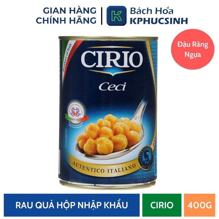 Đậu răng ngựa hiệu Cirio 400g KPHUCSINH - Hàng Chính Hãng