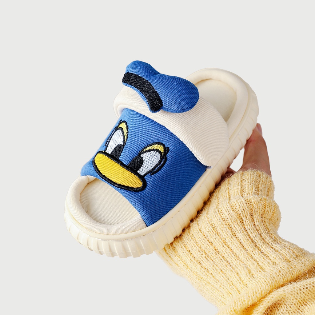 Dép mang trong nhà CHEERFUL MARIO bằng EVA đáy dày chống trượt họa tiết hoạt hình thời trang bốn mùa cho bé trai