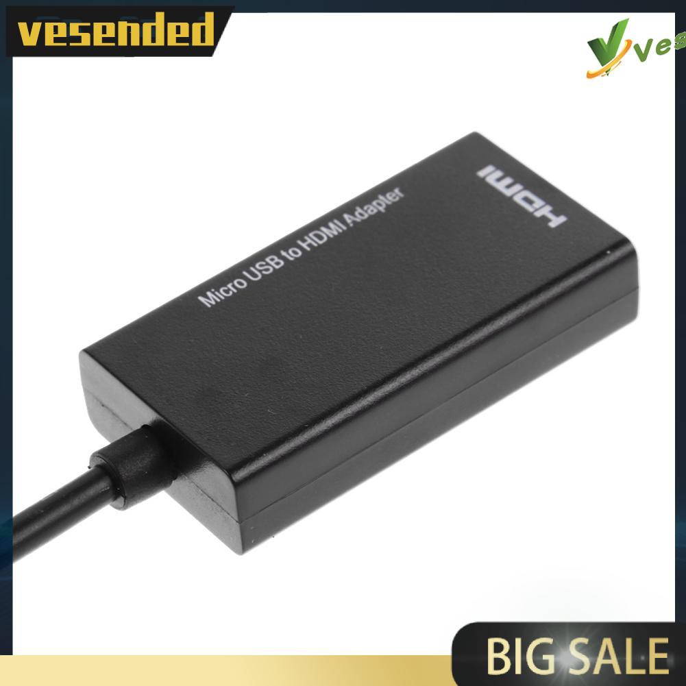 Cáp Chuyển Đổi Âm Thanh Và Video Micro Usb Sang Hdmi Hỗ Trợ Mhl 1080p