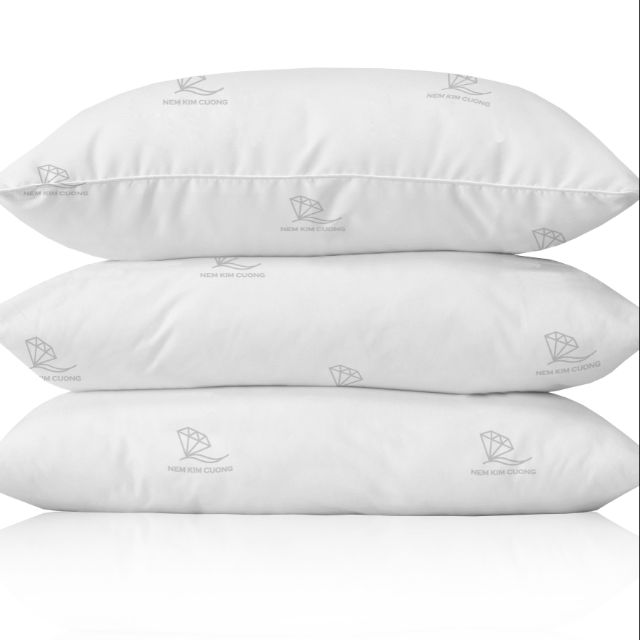 2 Ruột gối chữ loại đẹp bông trắng tinh, kháng khuẩn kích thước 45x65cm