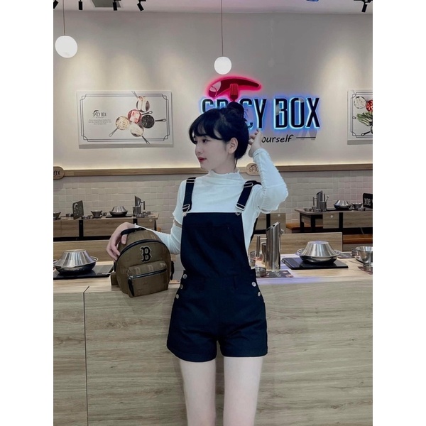 Yếm quần kaki 3 cúc đủ màu siêu đẹp