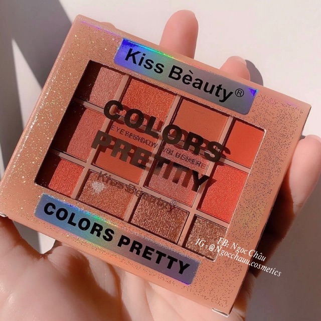 [SALE]Bảng Phấn Mắt Đa Năng -12 Màu Mắt + 2 Màu Má Hồng + 2 Màu Highlight | BigBuy360 - bigbuy360.vn