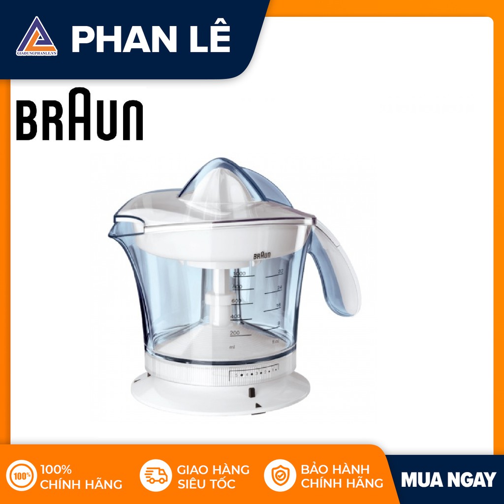 Máy vắt cam Braun MPZ9 1L (Trắng)