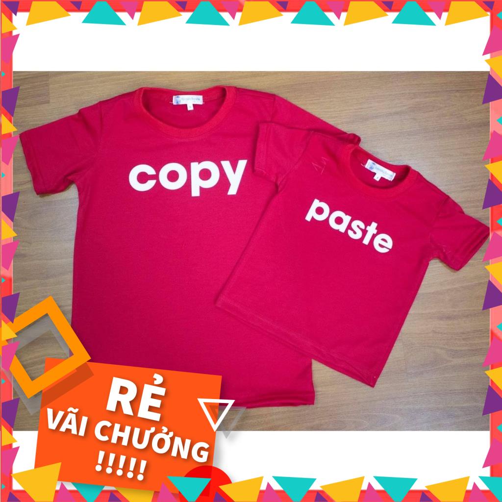 Áo gia đình COPY PASTE  - Thời trang  Đồng phục Viet Family  💝 Hàng chuẩn thương hiệu