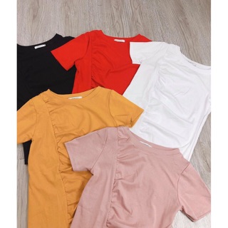 Áo thun vạt trước dài