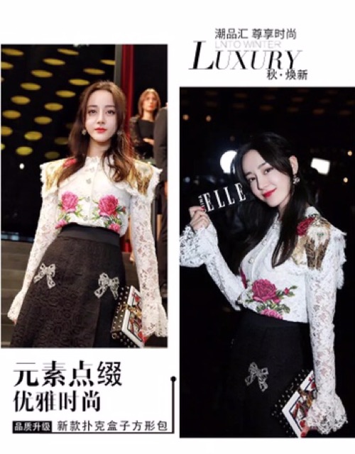 Túi xách nữ D&G hình lá bài