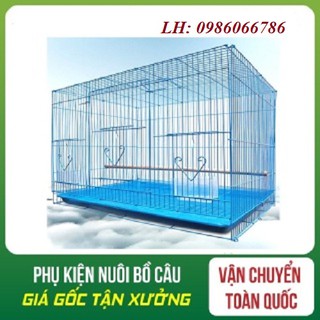Lồng màu nuôi chim🐤-Nuôi thú nhỏ-Nuôi yến phụng, thiết kế đẹp mắt🐤 [HÀNG LOẠI 1] Size 60*40*40cm