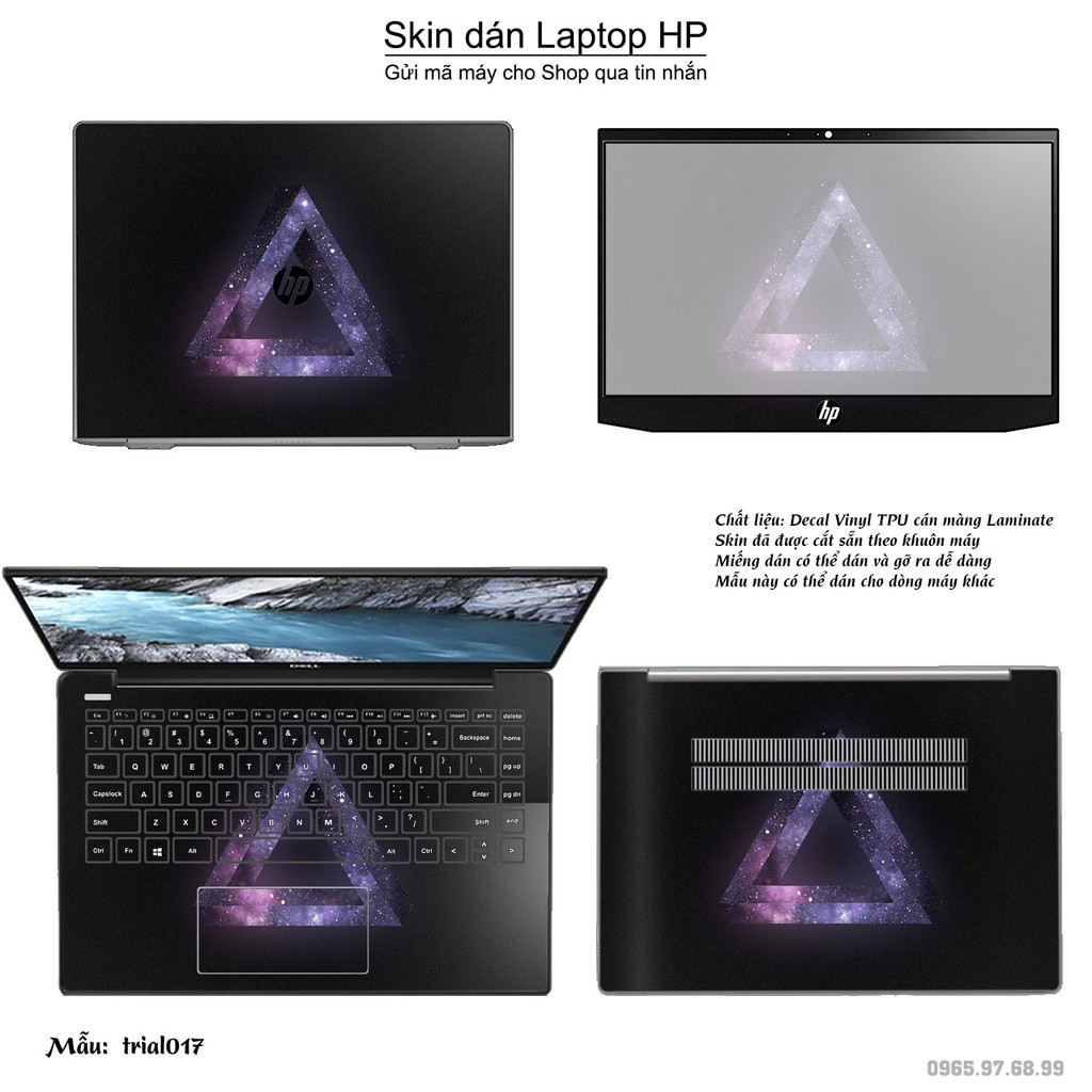 Skin dán Laptop HP in hình Đa giác _nhiều mẫu 3 (inbox mã máy cho Shop)