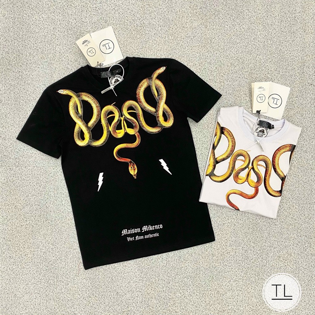 Áo Phông Nam Mùa Hè, Áo Thun Nam Tay Ngắn In Hình Rắn 3D Chất Thun Lạnh Siêu Mát - AC117 - TopMen | BigBuy360 - bigbuy360.vn
