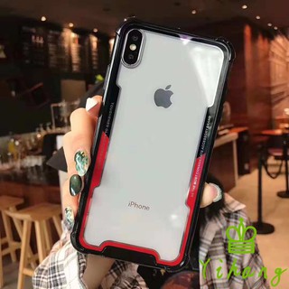 iPhone XS Max XR Tempered Glass Hard Back Case