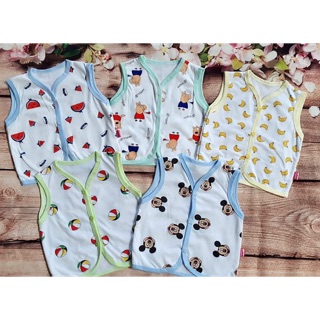 Combo 25   áo gile cotton cho bé