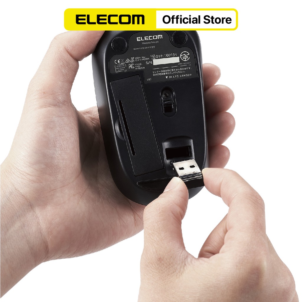 Chuột không dây 6 màu dễ thương ELECOM M-IR07DR Hàng chính hãng - Bảo hành 12 tháng