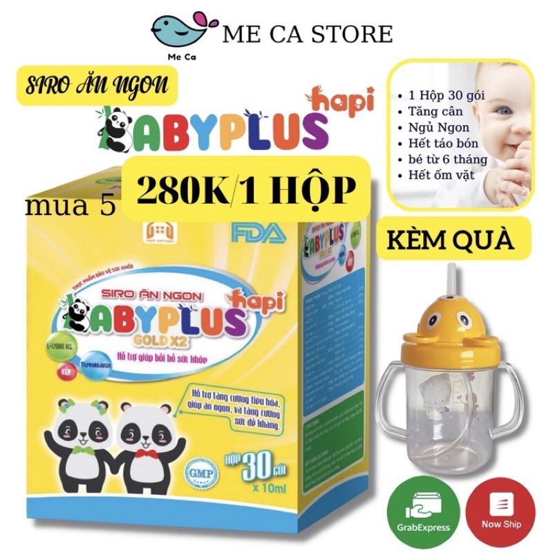 BABYPLUS - Siro Ăn Ngon Giúp Bé Tăng Cân , Tiêu Hoá Tốt [ KÈM QUÀ ]