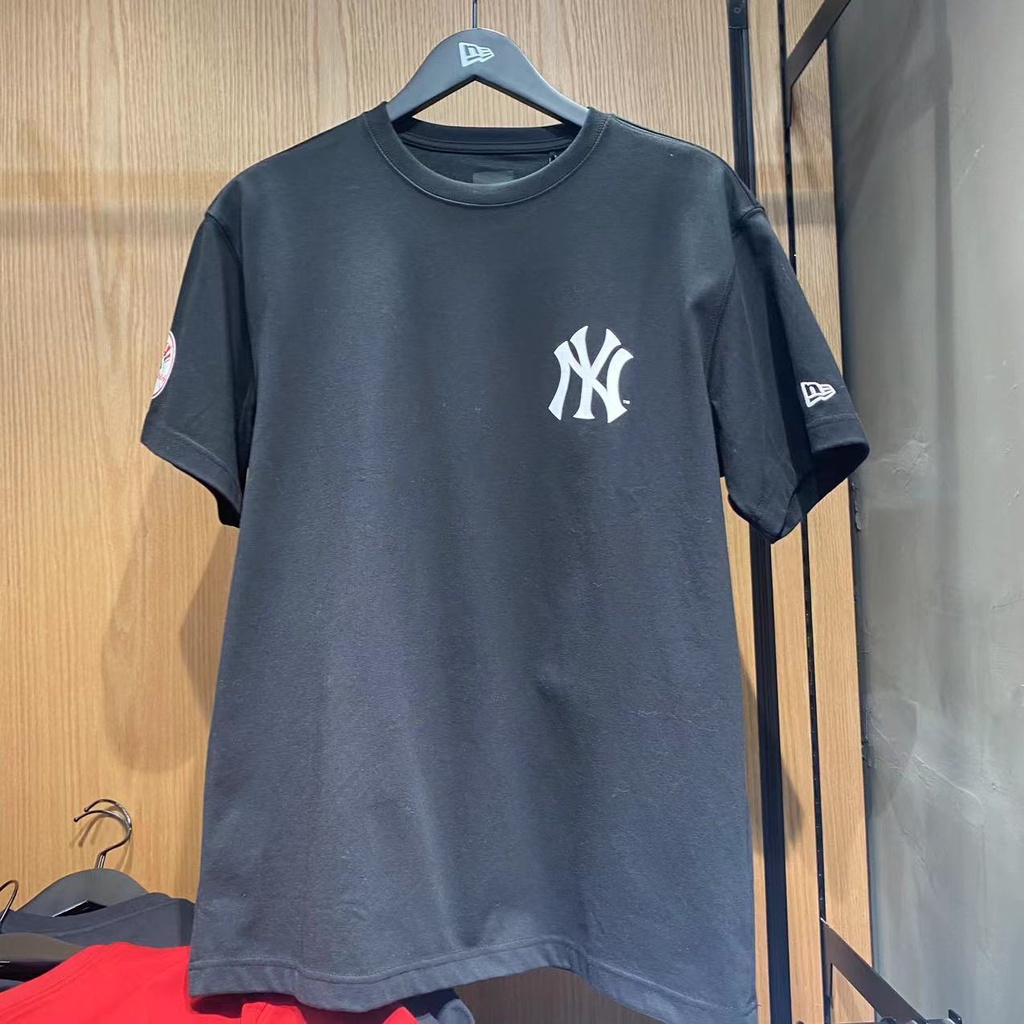 Áo Thun Tay Ngắn In logo Newera Newera MLB city Dáng Rộng Nhiều Màu Thời Trang Cho Nam Và Nữ