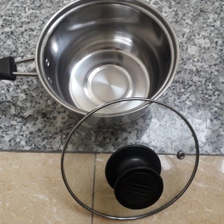 Nồi nấu bột inox size 18cm