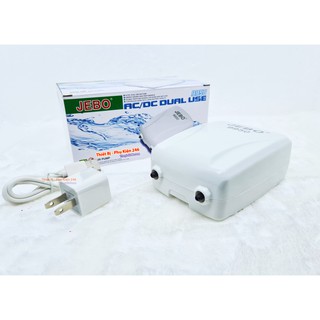 Máy Sủi Khí Oxy 2 Dòng Điện JEBO 9950 Ac/Dc ( Tặng dây và sủi oxi)
