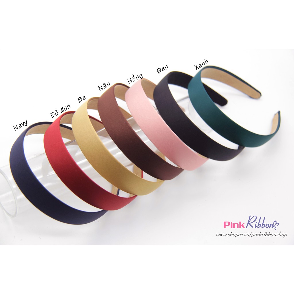 Bờm Bọc Vải Lụa 2.5Cm, Phụ Kiện Tóc, Phụ Kiện Thời Trang