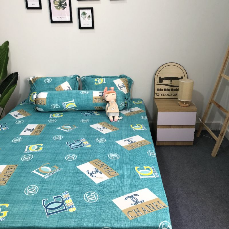 Bô ga và vỏ gối thun Hàn Thương Hiệu - drap thun Hàn