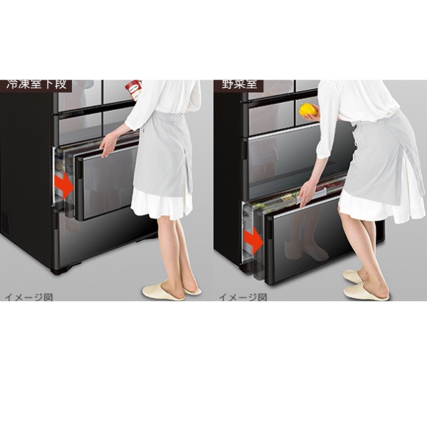 Tủ lạnh Hitachi R-WXC74S 735L cao cấp nhất 2022