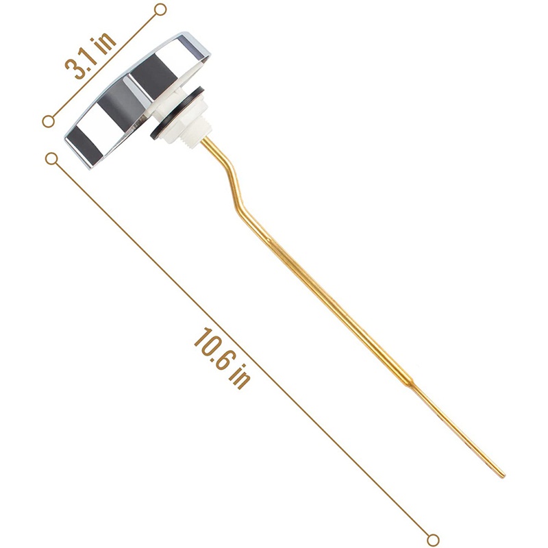 Cần Gạt Xả Bồn Cầu Thay Thế Cho Toto THU068CP Trip Lever Cho St743S, St454E,Molidan