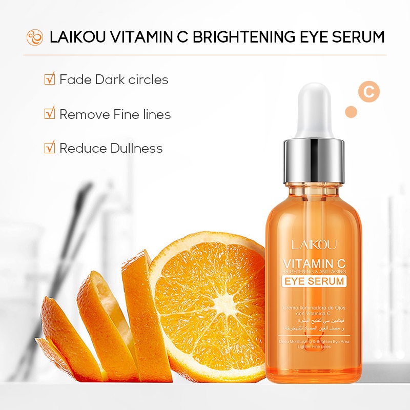 Serum LAIKOU Vitamin C 30ml Làm Sáng Chống Lão Hóa / Nếp Nhăn