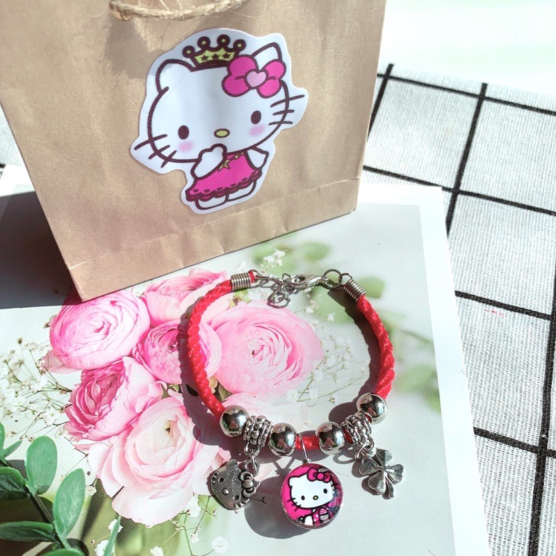 LẮC TAY DÂY ĐỎ MAY MẮN HELLO KITTY