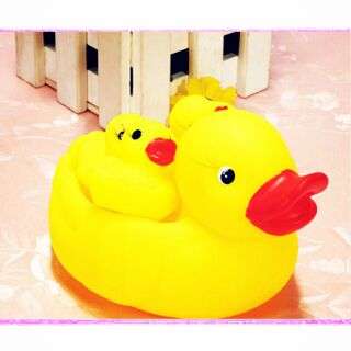 set vịt mẹ va vịt con túi lưới