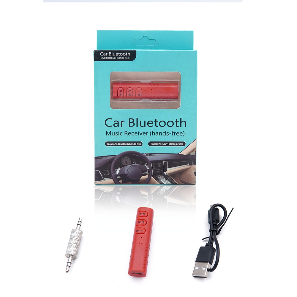 Bộ Jack chuyển đổi âm thanh cao cấp Bluetooth 3.5mm dùng cho loa, dùng trên ô tô tiện lợi