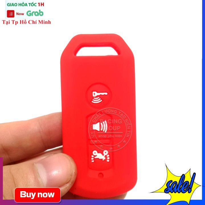 Bọc (Bao) Silicon Cho Chìa Smartkey Sh 2016-2019, Sh Mode,Pcx