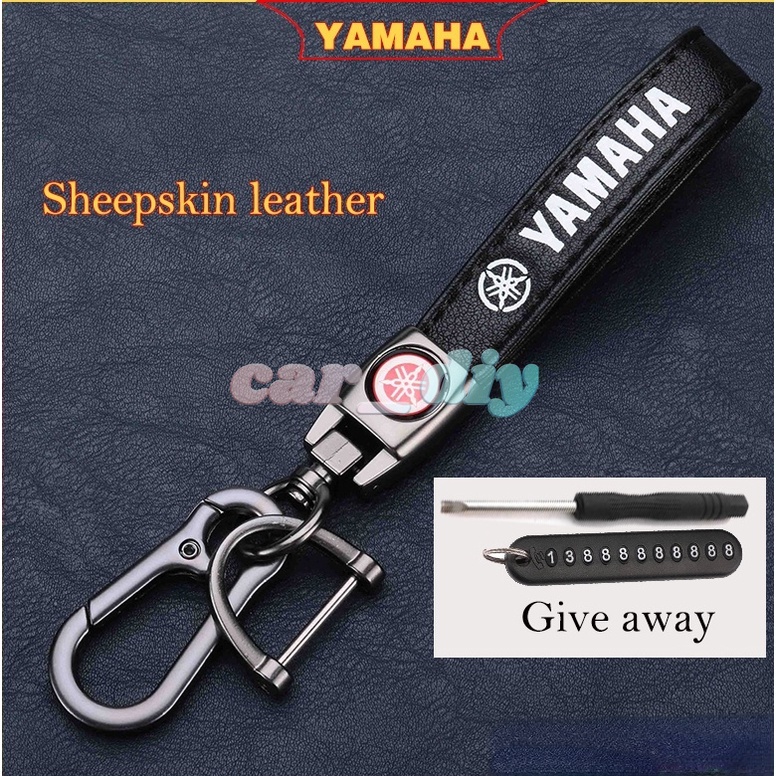 Móc Khóa Da Cao Cấp Cho Xe Mô Tô YAMAHA