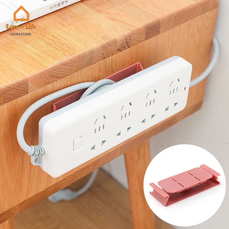 Giá Đỡ Ổ Cắm Điện Dán Tường Bằng Nhựa ABS Tiện Dụng