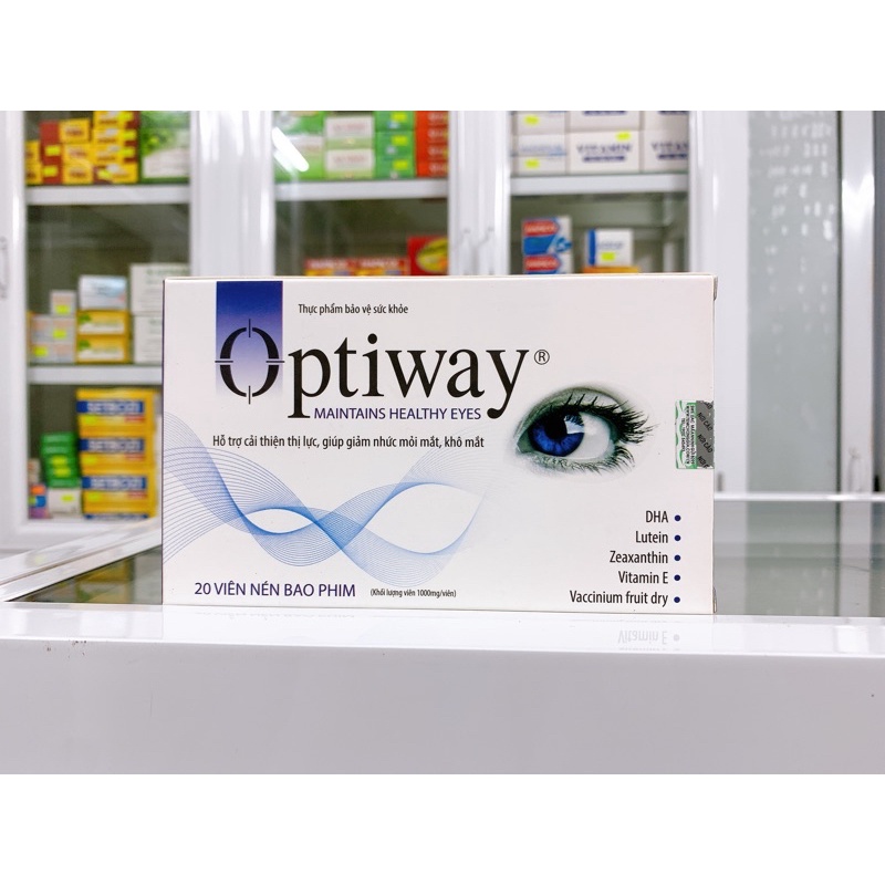 ✅ Viên uống OPTIWAY hỗ trợ cải thiện thị lực, giúp giảm nhức mỏi mắt, khô mắt