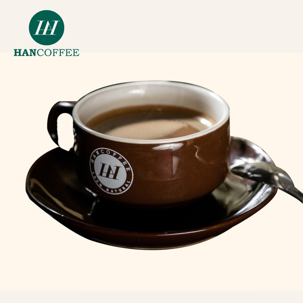 Cà Phê Sữa Hòa Tan HANCOFFEE 3 in 1 Đậm Hương Cà Phê, Thơm Nhẹ Mùi Sữa Hộp 5 Gói - HN3in1S