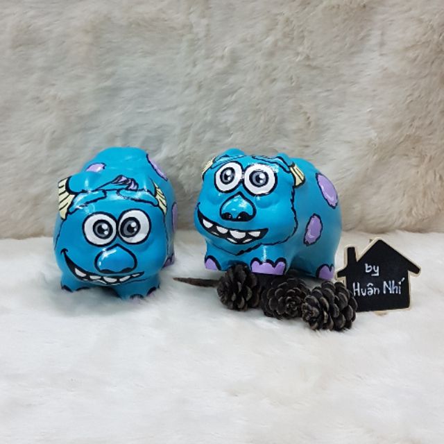 Heo đất handmade - Quái vật Sully