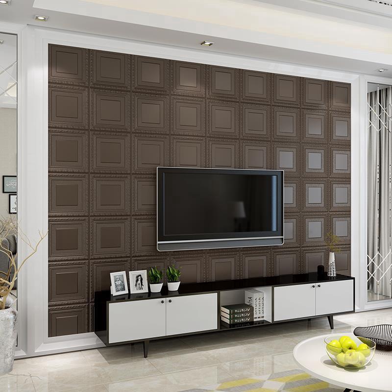 Giấy dán tường 70x70cm hình bức tường gạch 3d độc đáo