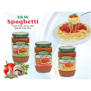 Sốt mỳ spaghetty Golden Farm vị truyền thống/ nấm/bò