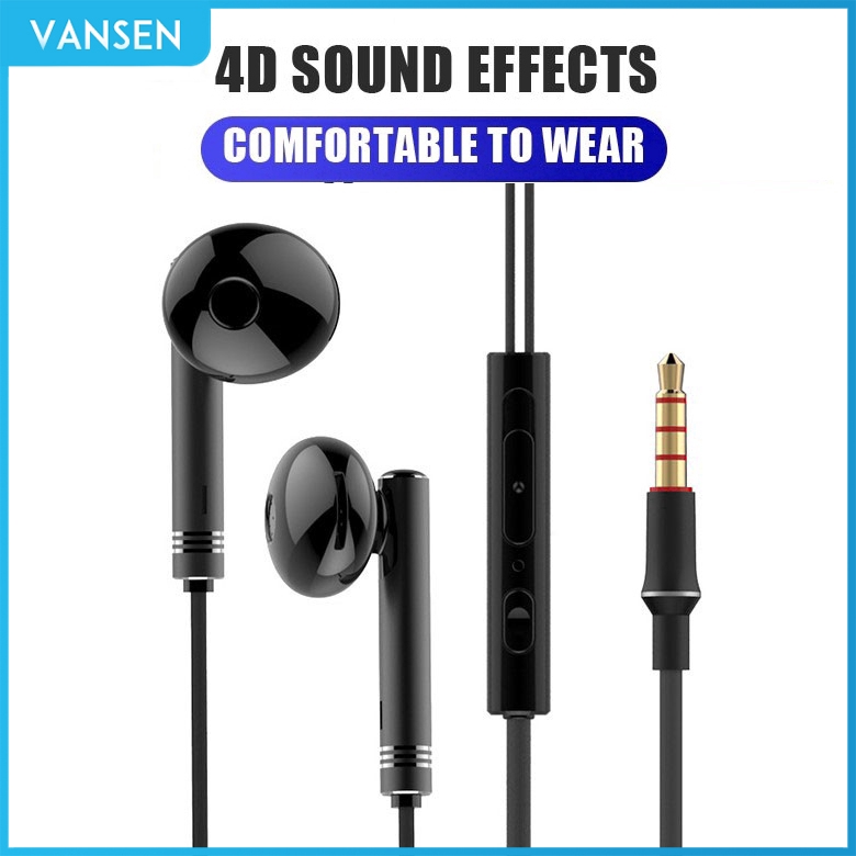 Tai nghe có dây VANSEN kiểu nhét tai âm thanh hifi 4D 3.5mm
