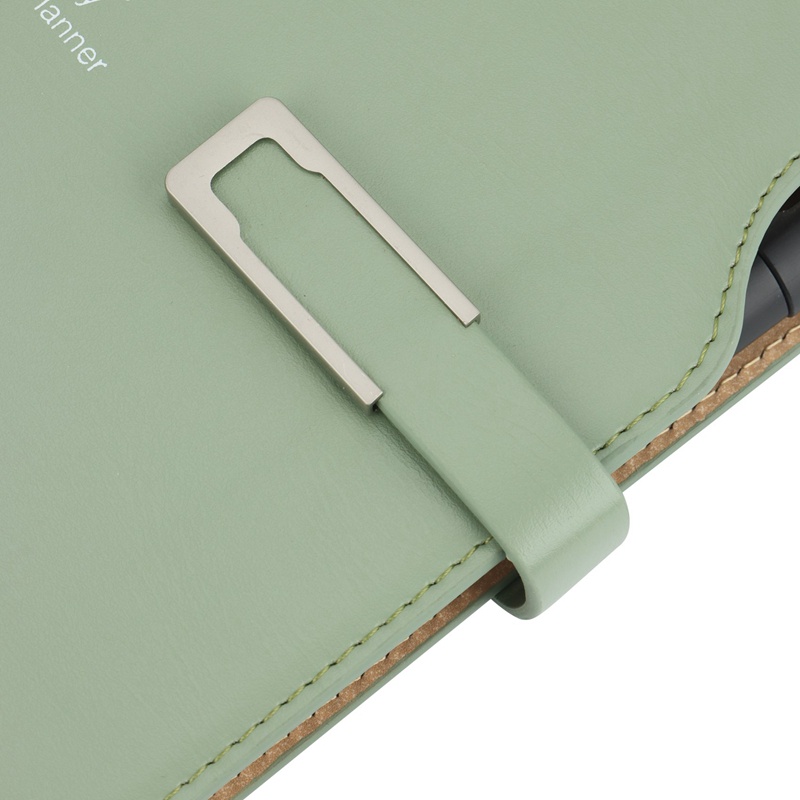 Sổ tay lên kế hoạch Agenda 2022 A5 kèm bút màu xanh lá