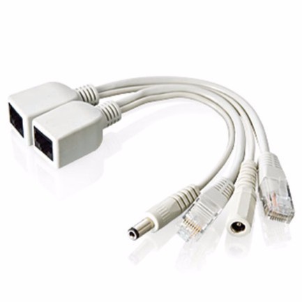 Bộ Chuyển Nguồn POE Cho Camera IP Cặp 2 Chiếc, Tách POE Splitter 48v ra 12v Cho Camera