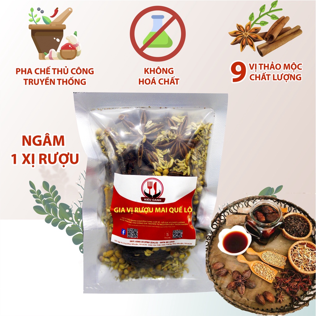 Set Ngâm Rượu Mai Quế Lộ 9 Vị Thảo Mộc, Rượu Mai Quế Lộ làm Lạp Xưởng Ướp Thịt