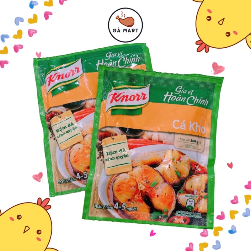 Gia Vị Hoàn Chỉnh Cá Kho Knorr 28g