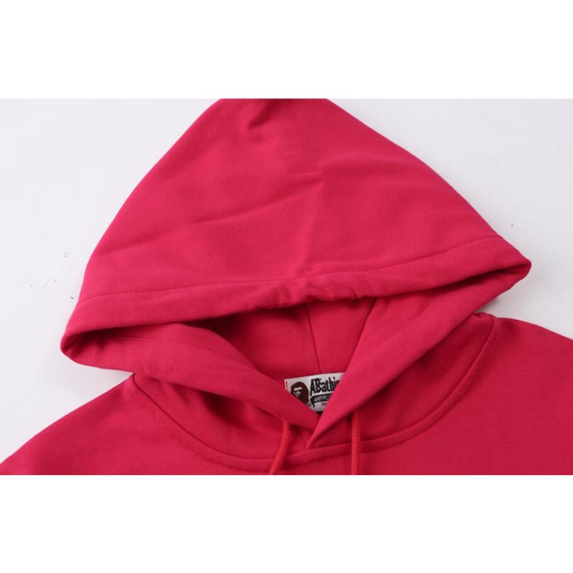 Áo hoodie cotton thêu BAPE thời trang