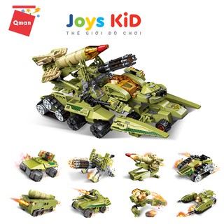 Đồ chơi xếp hình lego QMAN 1415: Thunder Expedition Battle Car - Joys KiD
